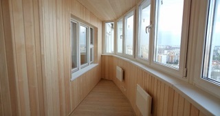 Внутренняя отделка лоджии Петергоф, цена от 207 руб. м2